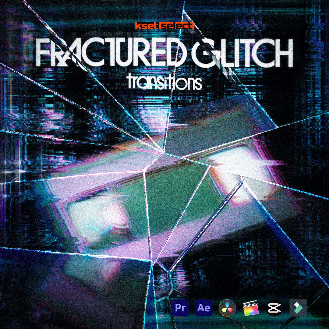thumbnail of Fractured Glitch transitions pack on ksetselect.com
